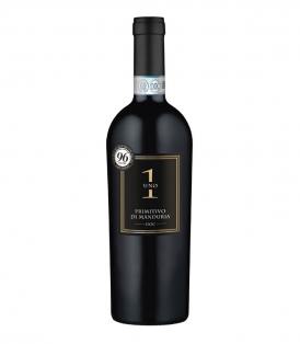 Flasche 75cl UNO Primitivo di Manduria 2020 Rotwein Apulien Italien