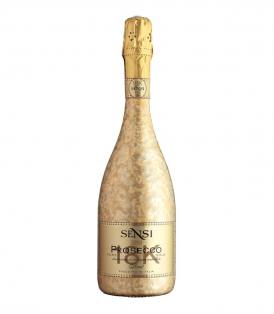 Flasche 75cl 18K Pure Gold Prosecco Brut Prosecco Sensi Italien Toskana