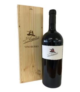 Flasche Il Brigantino Vino Rosso Nr. 5 (150cl) in Holzkiste) Rotwein Italien Apulien