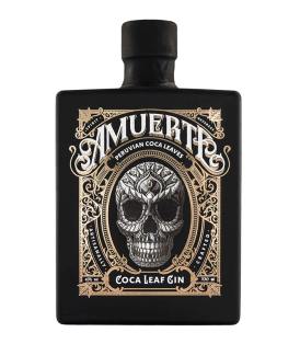 Flasche Amuerte Coca Leaf Gin Black